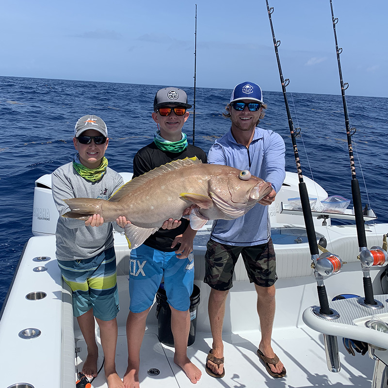 About Anglers Envy Grouper catch with kids offshore fishing