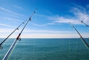 fishing on deep ocean