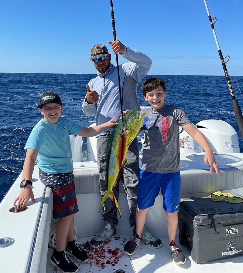 Mahi Mahi deep drop fishing charter