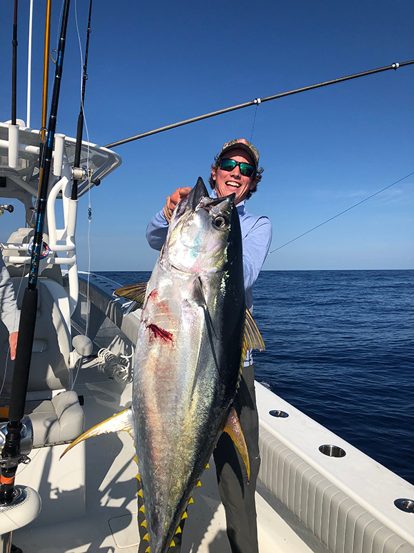 Yellow fin Tuna fishing charters
